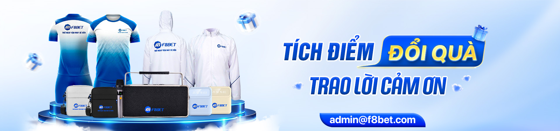 banner đăng nhập f8bet tích điểm đổi quà